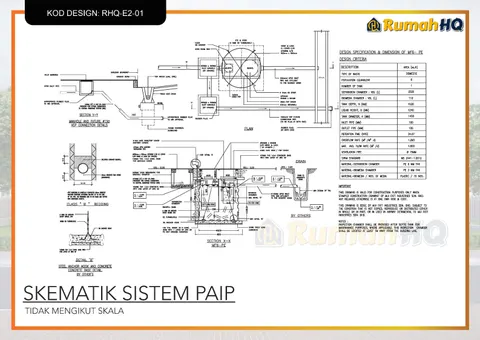 Technical drawing for house RHQ-E2-01, sheet 12 of 13