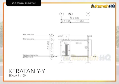 Technical drawing for house RHQ-E2-02, sheet 4 of 13