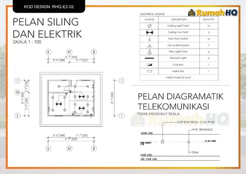 Technical drawing for house RHQ-E2-02, sheet 10 of 13