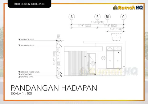 Technical drawing for house RHQ-E2-03, sheet 5 of 13