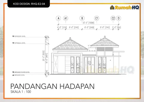 Technical drawing for house RHQ-E2-04, sheet 5 of 13