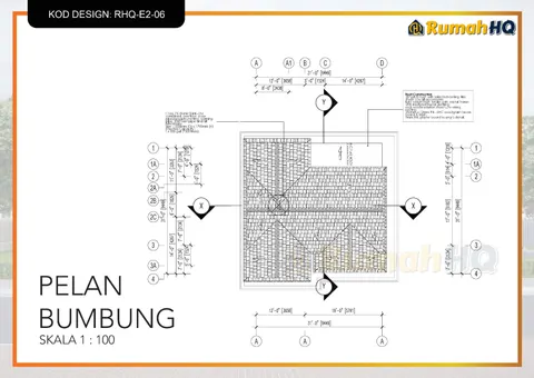 Technical drawing for house RHQ-E2-06, sheet 2 of 13