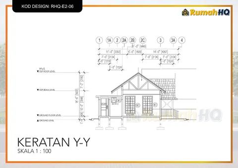 Technical drawing for house RHQ-E2-06, sheet 4 of 13