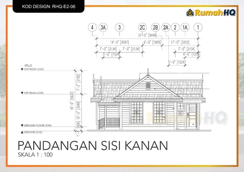 Technical drawing for house RHQ-E2-06, sheet 6 of 13
