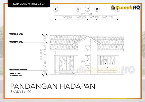 Technical drawing for house RHQ-E2-07, sheet 5 of 13