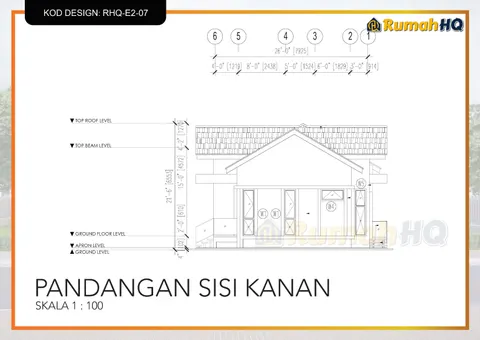 Technical drawing for house RHQ-E2-07, sheet 6 of 13