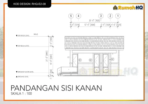 Technical drawing for house RHQ-E2-08, sheet 6 of 13