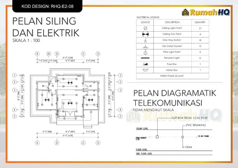Technical drawing for house RHQ-E2-08, sheet 10 of 13
