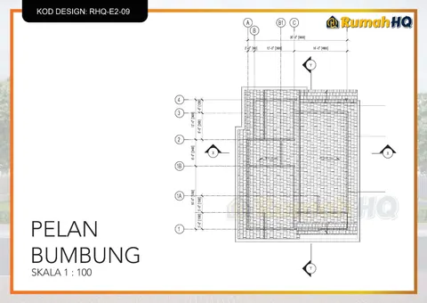 Technical drawing for house RHQ-E2-09, sheet 2 of 13