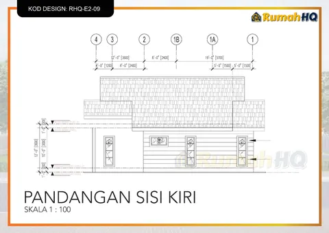 Technical drawing for house RHQ-E2-09, sheet 8 of 13