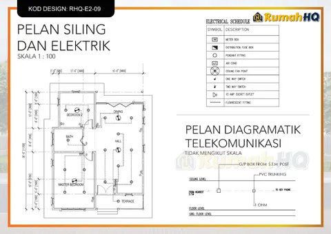 Technical drawing for house RHQ-E2-09, sheet 10 of 13