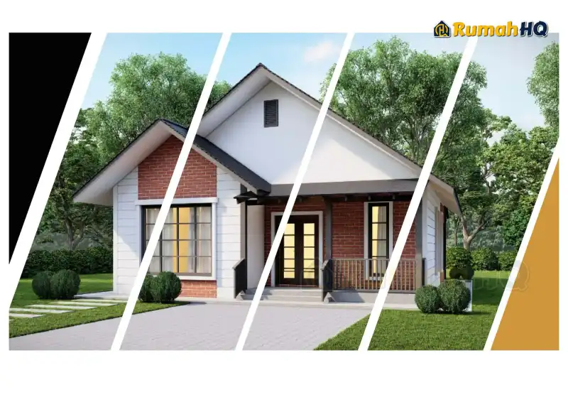 3D view of house RHQ-E2-09 — 1 storey, 1,082 sq ft, 2 bedrooms, 1 bathrooms