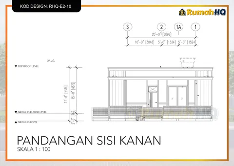 Technical drawing for house RHQ-E2-10, sheet 6 of 13