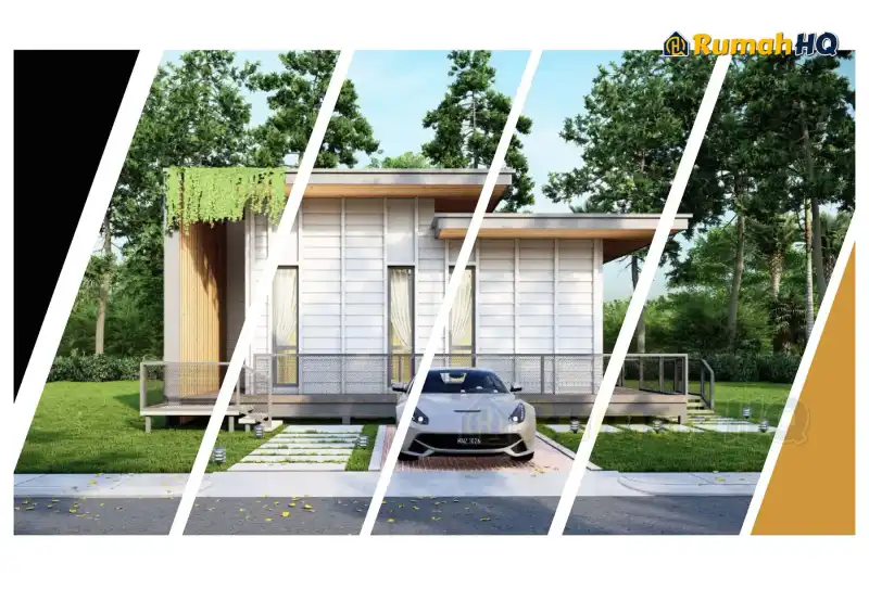3D view of house RHQ-E2-10 — 1 storey, 1,040 sq ft, 2 bedrooms, 1 bathrooms