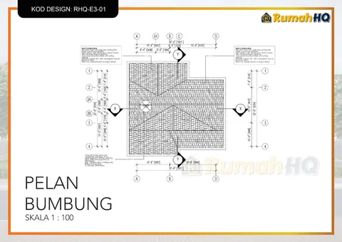 Technical drawing for house RHQ-E3-01, sheet 2 of 13