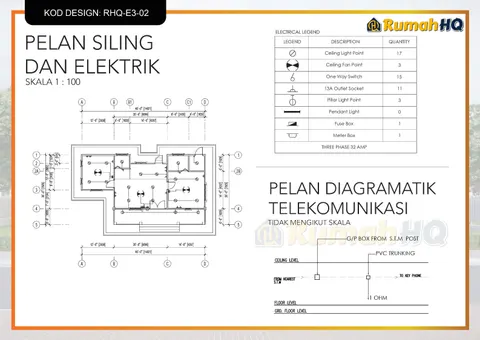 Technical drawing for house RHQ-E3-02, sheet 10 of 13