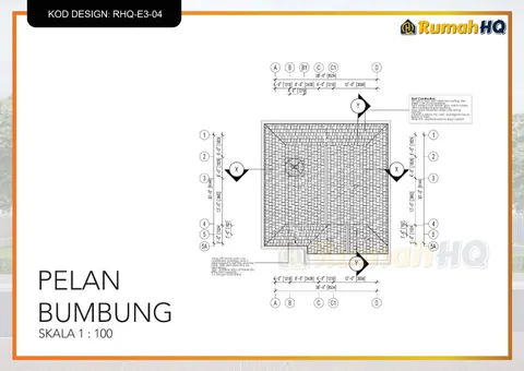 Technical drawing for house RHQ-E3-04, sheet 2 of 13
