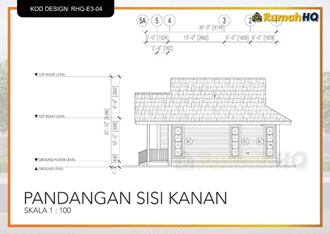 Technical drawing for house RHQ-E3-04, sheet 6 of 13