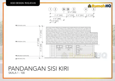 Technical drawing for house RHQ-E3-05, sheet 8 of 13