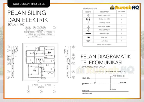 Technical drawing for house RHQ-E3-05, sheet 10 of 13