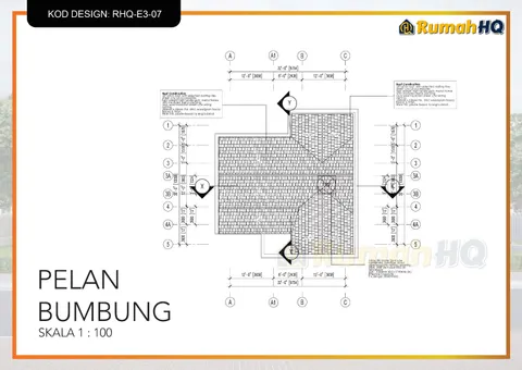 Technical drawing for house RHQ-E3-07, sheet 2 of 13
