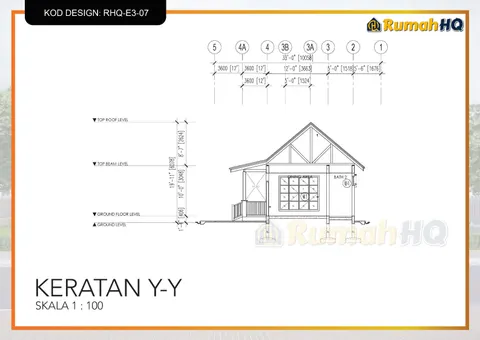 Technical drawing for house RHQ-E3-07, sheet 4 of 13
