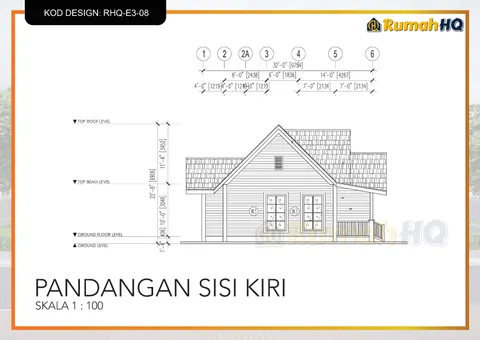 Technical drawing for house RHQ-E3-08, sheet 8 of 13