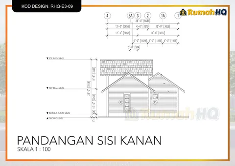 Technical drawing for house RHQ-E3-09, sheet 6 of 13