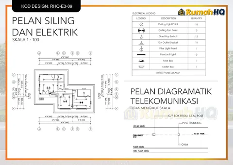 Technical drawing for house RHQ-E3-09, sheet 10 of 13