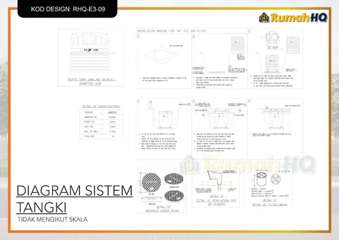Technical drawing for house RHQ-E3-09, sheet 13 of 13