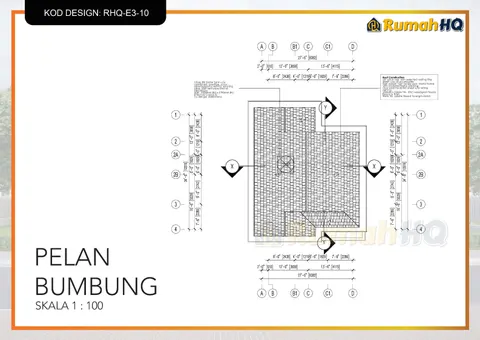 Technical drawing for house RHQ-E3-10, sheet 2 of 13