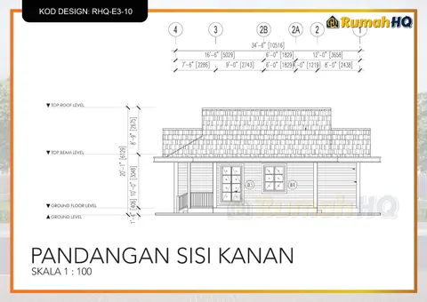 Technical drawing for house RHQ-E3-10, sheet 6 of 13