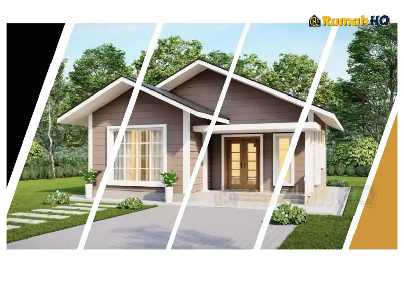 3D view of house RHQ-E3-10 — 1 storey, 770 sq ft, 2 bedrooms, 2 bathrooms