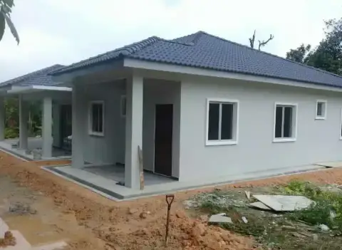 Projek RumahHQ di Cheras, banglo 1 tingkat, tanah berbukit — gambar 1 daripada 15
