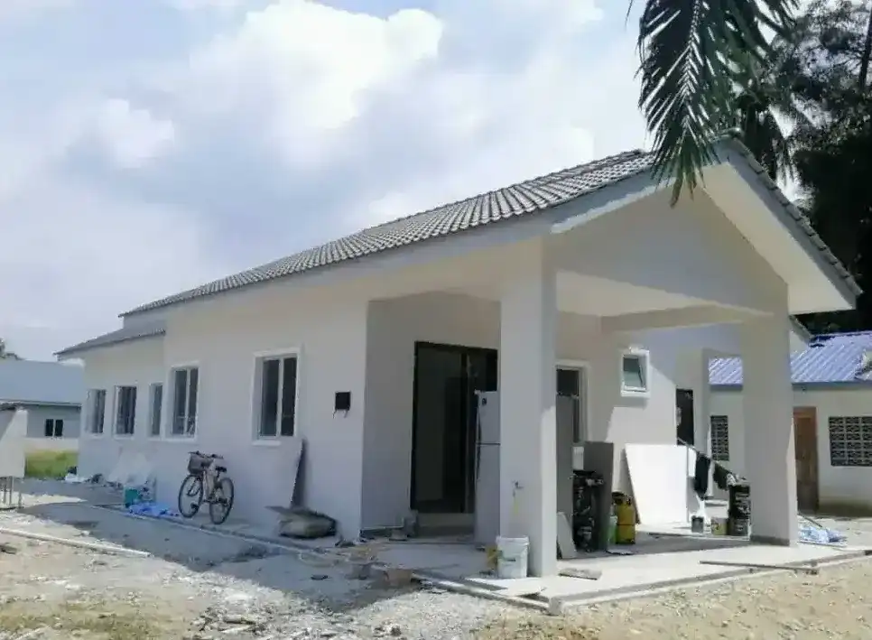 Single-storey bungalows built by RumahHQ in Jeram, Kuala Selangor