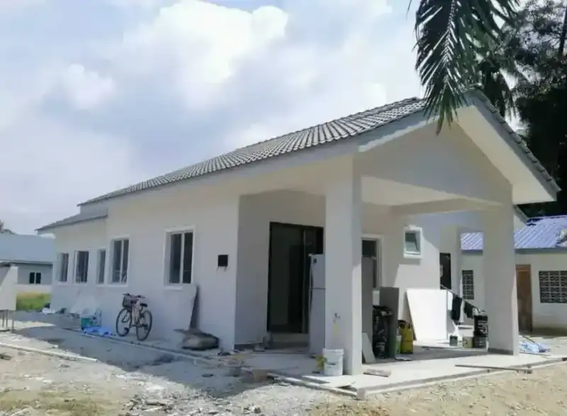 Single-storey bungalows built by RumahHQ in Jeram, Kuala Selangor