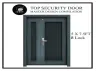 Main entrance: Top Security Door EC Series 1500 × 2242mm, single-layer mesh grille
