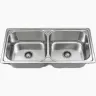 Kitchen sink: Double bowl, Cam or equivalent